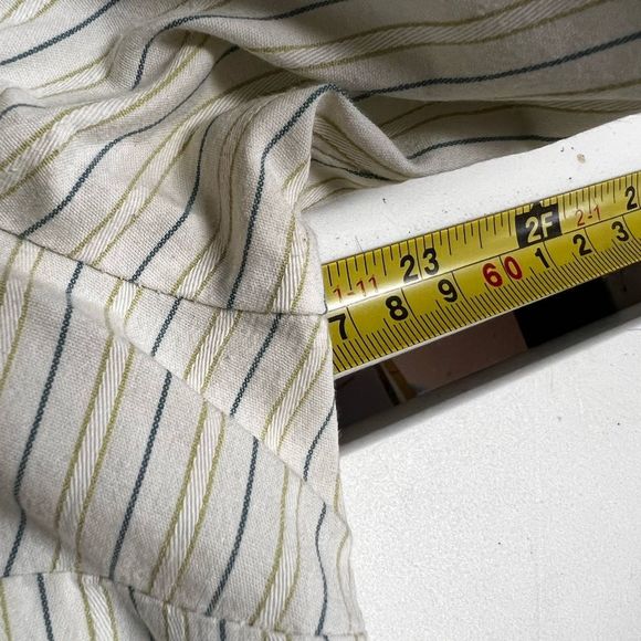 Striped blouse size 1x Worthington Stretch top button down‎ 26270 - Picture 8 of 8